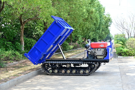 Mesin Pertanian 3,5 Ton Crawler Tipping Truck Light Duty Hydraulic Dumping Mesin Diesel bertenaga