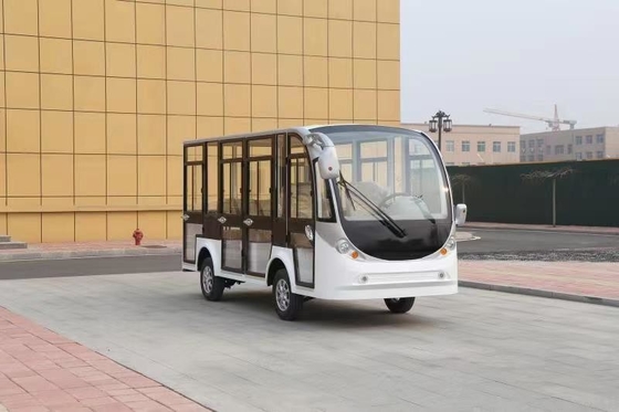 8-11 Seater Electric Shuttle Bus Low Speed Electric Sightseeing Vehicle Desain yang indah