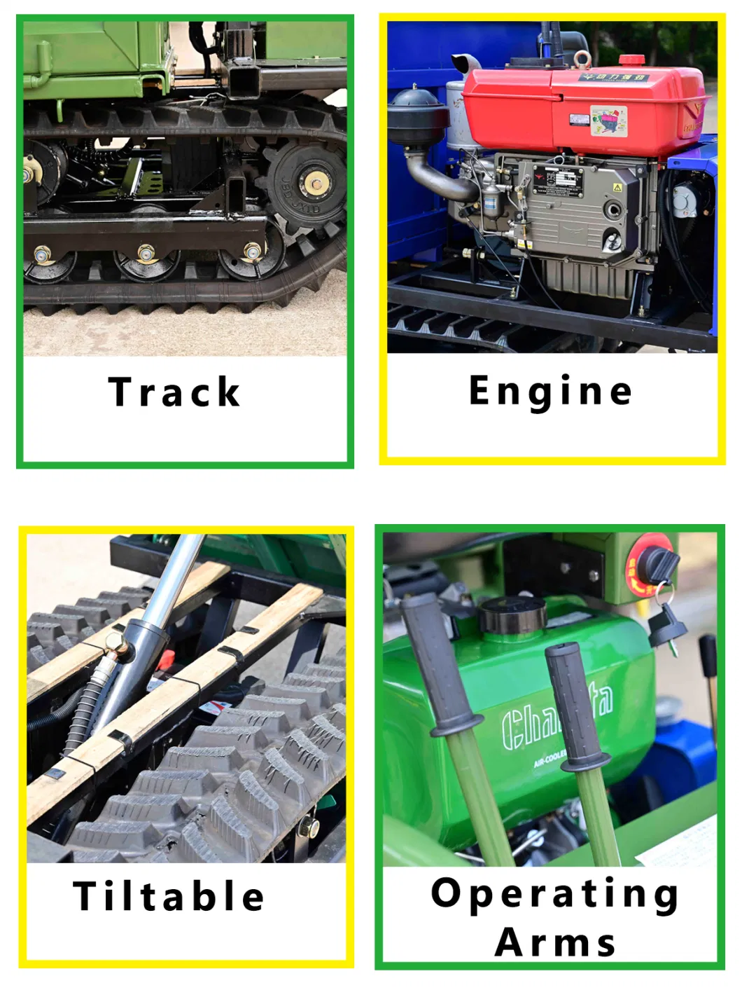 1 ton Pakai Beban Ringan Mini Crawler Dumper Untuk Pengangkutan Pertambangan 1