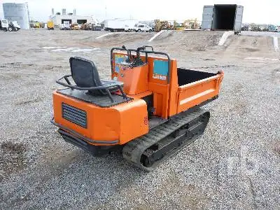 1 ton Pakai Beban Ringan Mini Crawler Dumper Untuk Pengangkutan Pertambangan 6
