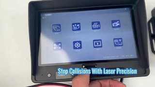 Sistem Pemantauan Kendaraan Nirkabel dengan Garis Laser Merah, Antarmuka Operasi Bahasa Inggris Lengkap, Ima Mobil HD