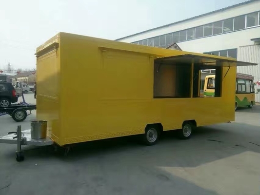 ISO ECE Sertifikasi Fast Food Trailer Konsesi Jalan Mobil Food Truck Cart