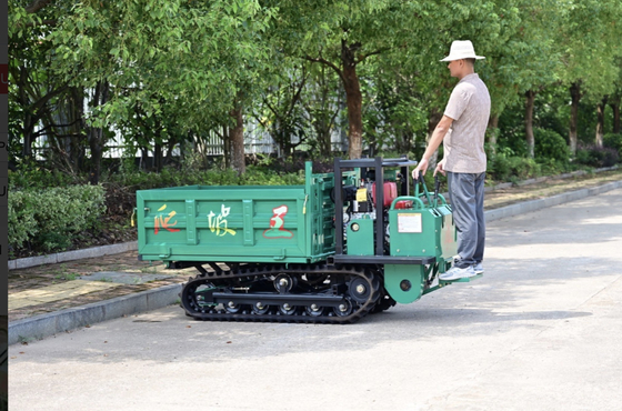 1500kg Mesin Pertanian 12.2HP Mesin Diesel Didorong GF1500 Transporter Karet Track