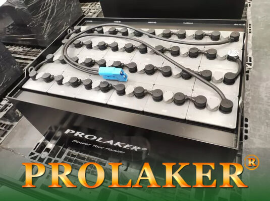 Baterai Traksi Asam Timbal 500AH 48v Untuk Forklift Heli 1500 Kali