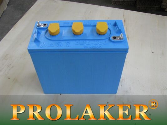 Baterai Traksi 210Ah 6V Kinerja Tinggi, Golf Cart Battery US Standard 3DG-210