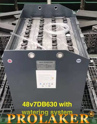 Baterai Traksi Asam Timbal 630AH 48v Khusus Untuk Forklift MHE 1500 Kali Siklus