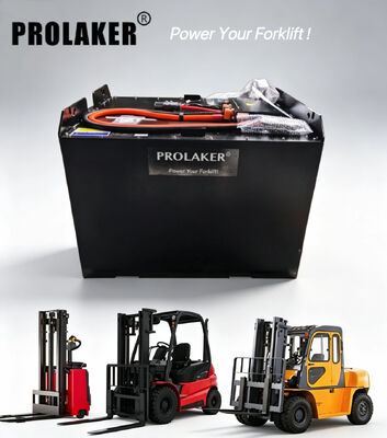 ProLaker Drop-in Lead-Acid Replacement LiFePO4 Forklift Baterai 24V 48V 80V, 210Ah-880Ah Disesuaikan Untuk Forklift Listrik Palet Truk Stacker Warehouse Material Handling Dengan Smart BMS