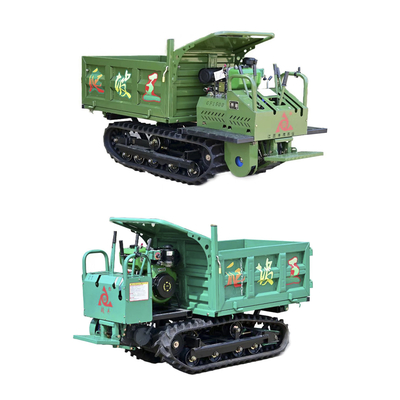 1 ton Pakai Beban Ringan Mini Crawler Dumper Untuk Pengangkutan Pertambangan