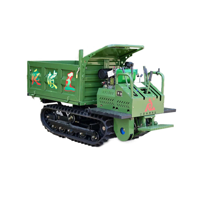 1 ton Pakai Beban Ringan Mini Crawler Dumper Untuk Pengangkutan Pertambangan