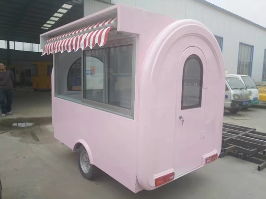Popular Airstream Mobile Fast Food Trailer Standar Food Truck Dengan Dapur Lengkap