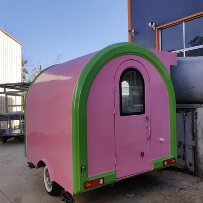 Popular Airstream Mobile Fast Food Trailer Standar Food Truck Dengan Dapur Lengkap