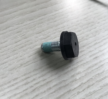 Bagian-bagian baterai forklift M10*22 Bolts sekrup kepala plastik untuk kabel koneksi tipe fleksibel.