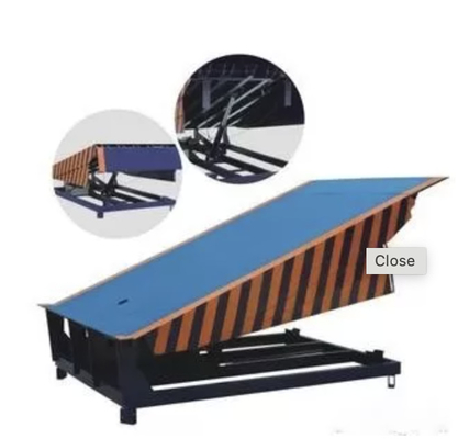 Efisien dan stabil Hydraulic Dock Leveler,DCQY6-0.5 6000kg Panjang 7m CE Disetujui