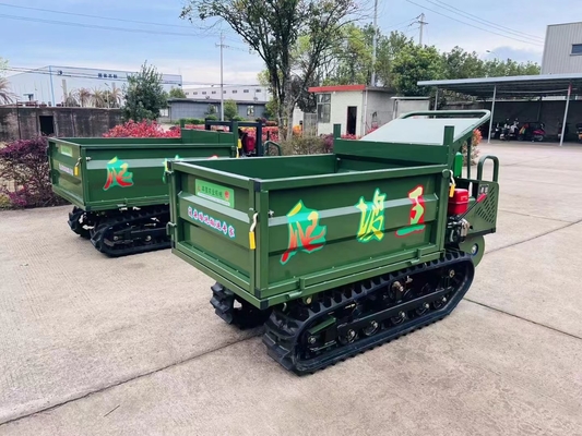 Diproduksi 1ton Crawler Dumper Karet Truk Digunakan untuk Palm Oil Crawler Dumper