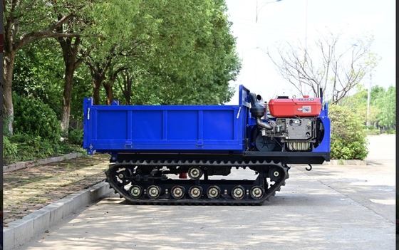 26.6HP Mining Machinery Side Dumping Style GF3500 Karet Track Crawler Dumper