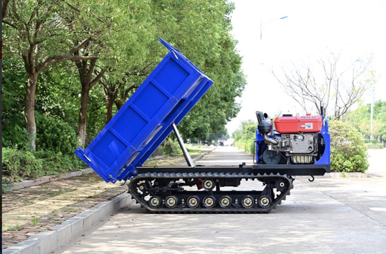 26.6HP Mining Machinery Side Dumping Style GF3500 Karet Track Crawler Dumper