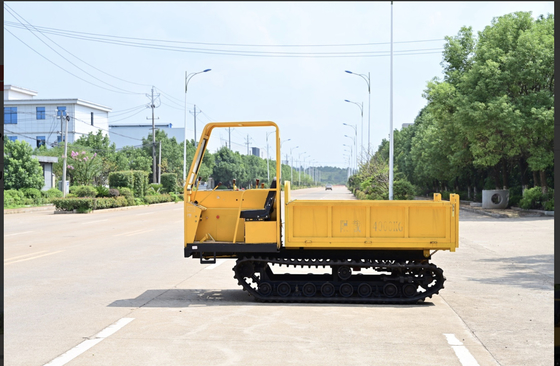 4ton minyak sawit Digunakan secara luas Crawler Dumper Disesuaikan Karet Track Truck Crawler Dumoer