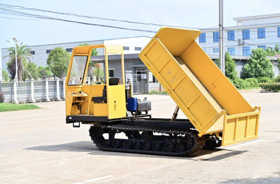 4ton minyak sawit Digunakan secara luas Crawler Dumper Disesuaikan Karet Track Truck Crawler Dumoer