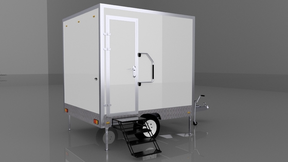 Terjangkau Fungsional dan dapat disesuaikan Mobil mandi tunggal Trailer Outdoor Kamar mandi mewah Toilet