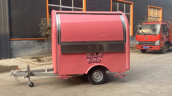 Harga Grosir Customisable Mini Catering Es Krim Trailer Dengan Plastik Diperkuat Kaca