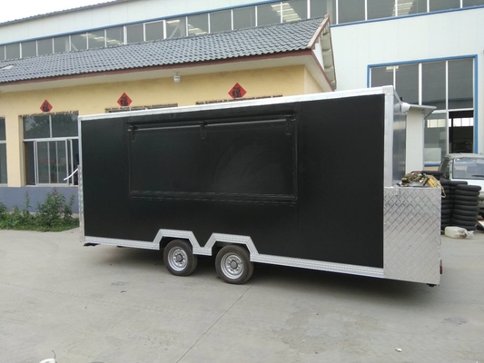 Harga terjangkau Outdoor Mobile Kitchen Hot Dog Cart Halal Pizza Food Truck Mobil BBQ Food Trailer lengkap dilengkapi