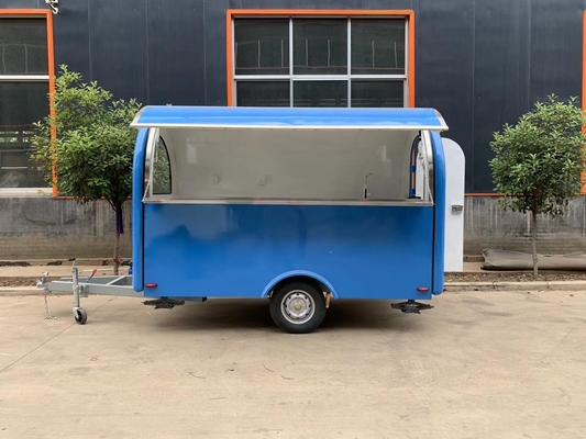 Harga terjangkau 2024 trailer makanan mobil trailer makanan disesuaikan Snack stand bisnis
