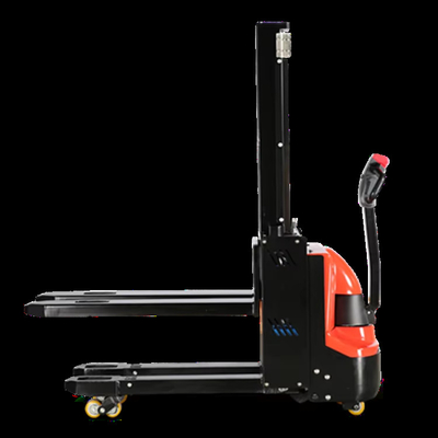 Light Duty Initial Lift Electric Reach Stacker Dengan Pengisi Baterai