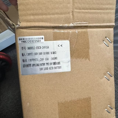 Kualitas tinggi ESCH Seri 24V 15A Forklift baterai pengisi dengan ventilator pendingin diam