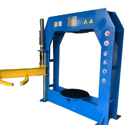 LAKER TP-E160 160 Ton Heavy Duty Solid Tire Press Machine dengan Motor 7.5KW untuk Penggantian Ban Forklift
