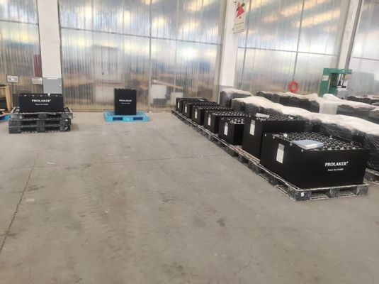 Baterai traksi asam timbal 48V 550Ah khusus untuk forklift, sertifikasi CE
