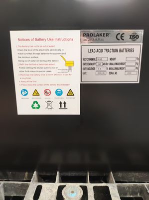 Baterai Asam Timah 36V 245Ah Dengan Sertifikasi CE