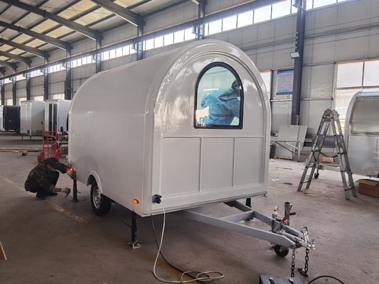 Multifungsi Outdoor Mobile Food Trailer Untuk BBQ Jalanan Atau Makanan Cepat