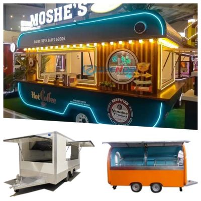Trailer Mobil Bisnis Makanan Komersial Multifungsi Modular Cocok untuk Semua Skenario