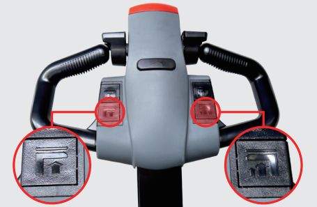 ES20-WA Electric Drive Stacker Kapasitas Beban 2000kg Untuk Operasi Gudang yang Lancar