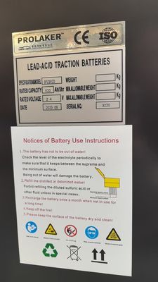 8PZS920 24V Warehouse Forklift Timah - asam Baterai 920Ah dengan Layanan kustomisasi