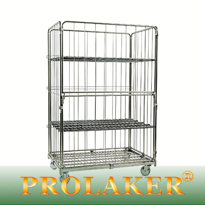 Industri Kelas 3 sisi roll kandang Space Saving Lipat