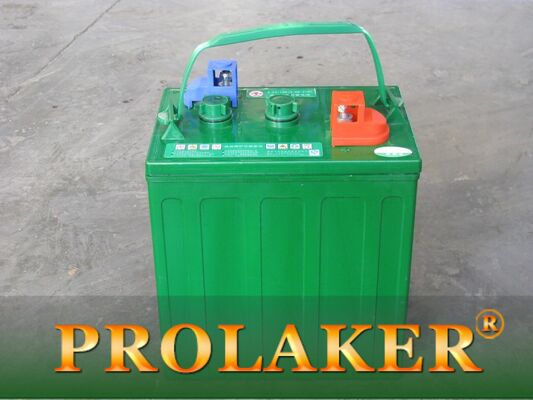 6 Volt 180Ah Asam Timbal Jauh Traksi Sistem Penyiraman Otomatis Baterai