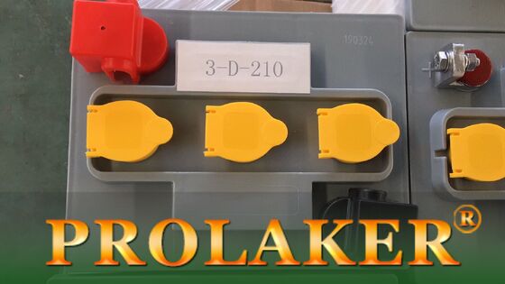 6 Volt 210Ah 3-D-210 Asam Timbal Forklift Traksi Baterai Deep Cycle Untuk Golf Cart
