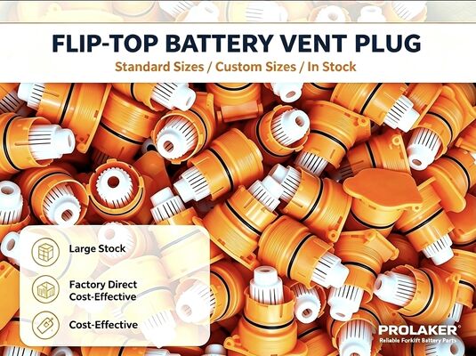 Pabrik Grosir Kap Vent Flip Top Berkinerja Tinggi dengan Desain yang Dapat Digunakan Lagi untuk Baterai Forklift