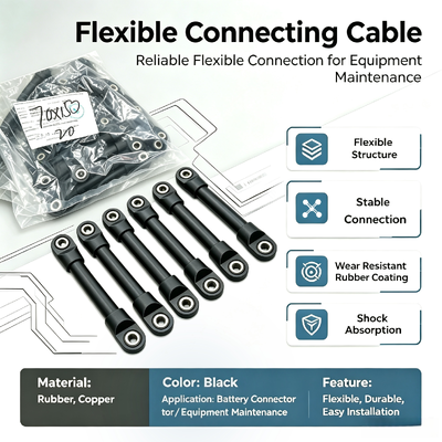 70*150 Perlengkapan tahan lama bebas forklift Baterai asam timbal Kabel fleksibel Anti getaran Baterai Interconnect Wire Custom Length Frotek