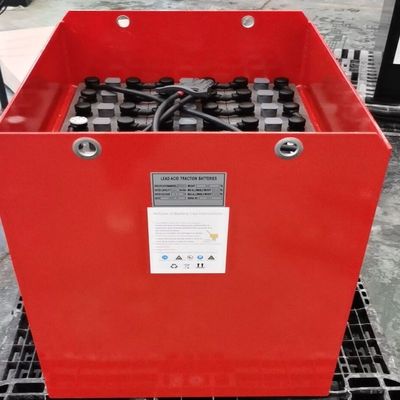 LAKER Efisiensi Tinggi 80V 5PZS650 baterai traksi forklift untuk Heli CPD45-A2 dengan warna merah