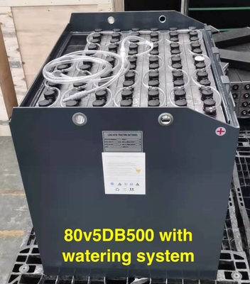 Baterai Traksi Asam Timbal 500AH 80v Khusus Untuk Forklift MHE dengan sistem penyiraman