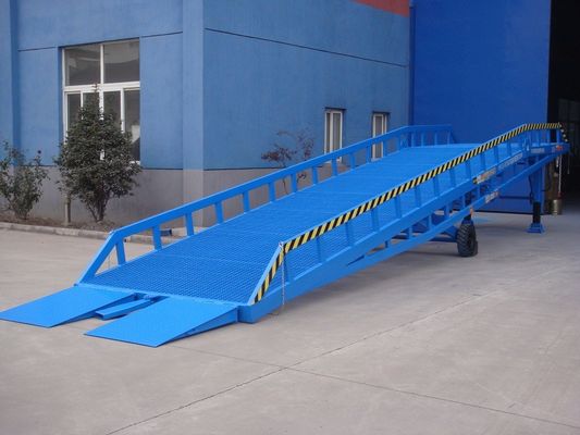 DCQY10-0.5 10 Ton Ramp Hydraulic Mobile, Portable Loading Dock Ramp Disesuaikan