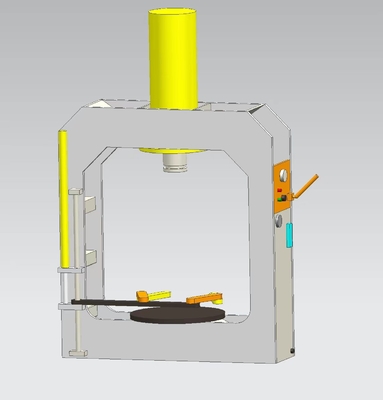 Heavy Duty Solid Tire Pressing Machine Sertifikasi ISO9001 200Ton TP200 Tersedia