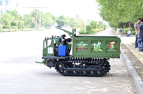 Hydraulic Tipping GF2000 Dumper Crawler Dumper Transporter Untuk Situs Konstruksi