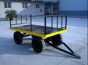 Truk Platform Listrik yang Kuat Kapasitas Pemuatan 3 Ton Bahan Baja 10 # saluran