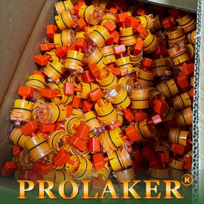 Bagian baterai forklift 67mm/77mm Panjang terapung colokan ventilasi PP material