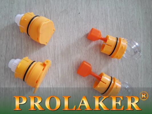 Forklift Traksi Colokan Ventilasi Baterai, Tutup Pengisi Baterai Panjang 76mm