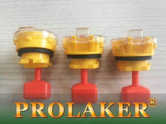 Bayonet 1/4 Steker Ventilasi Baterai Forklift Plastik Untuk Panjang Mengambang 67mm