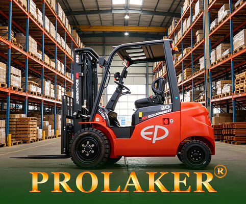 Forklift Lithium Electric Seri EP EFL yang serbaguna dengan baterai Li-ion berkapasitas banyak, Sistem Keamanan OPS, dan Telematika siap Manajemen Armada